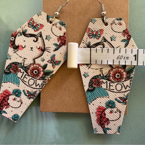 2 for $15 Handmade cat earrings - Picture 3 of 3